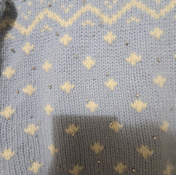 Ralph Lauren Black Lable Cashmere Blend Fairisle Slim Fit Crewneck Sweater Large - Picture 7 of 7